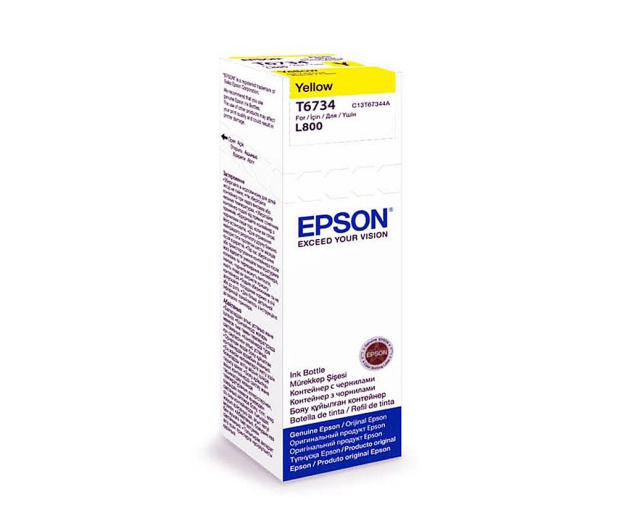 EPSON T6734Y Yellow do L800, L805, L810, L850, L1800 C13T67344A - 161807 - zdjęcie